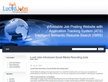 Tablet Screenshot of deals.lucidjobs.com