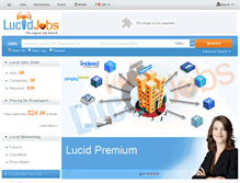 Tablet Screenshot of ca.lucidjobs.com